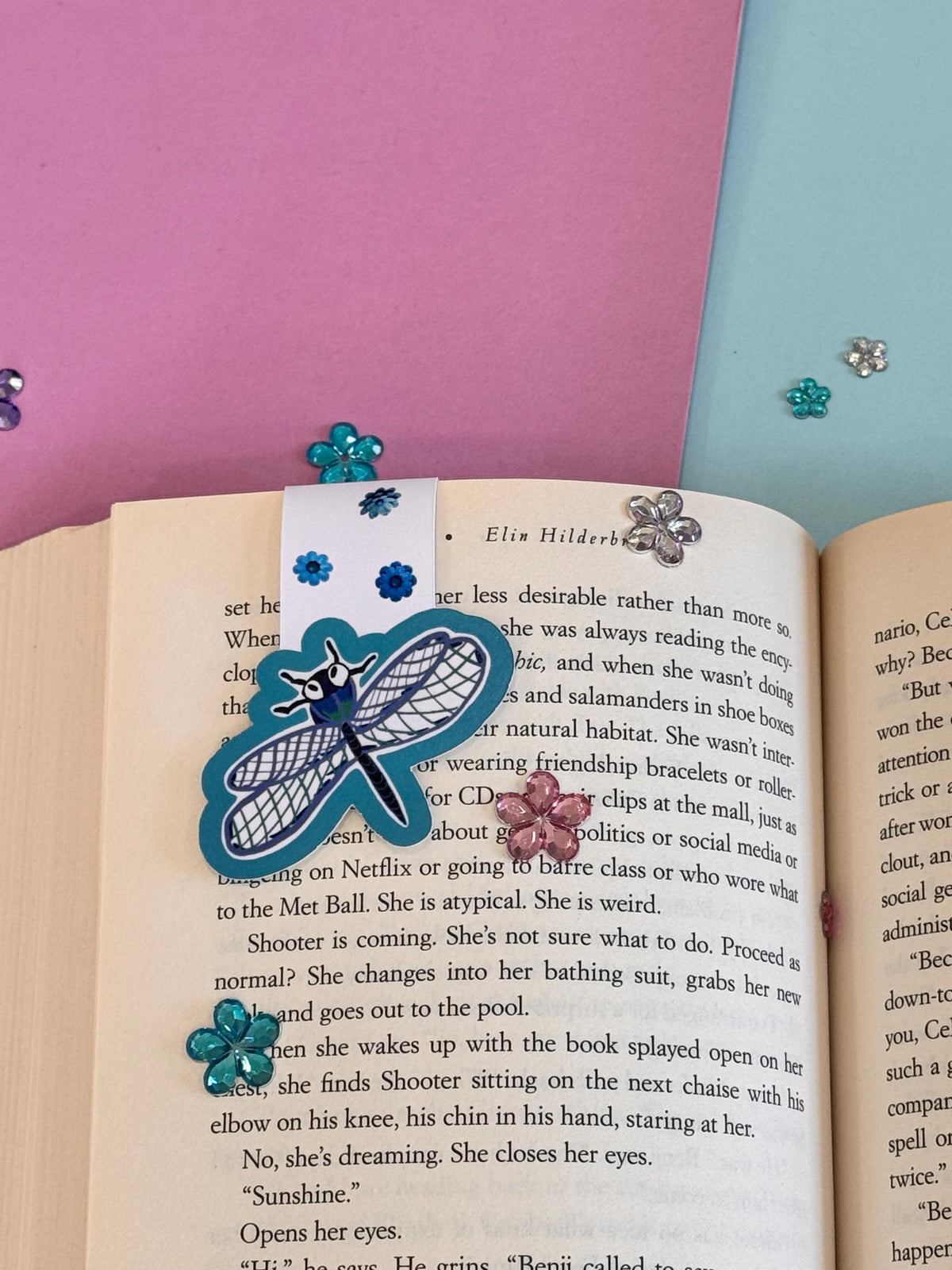 Dragonfly Magnetic Bookmark | Handmade Book Lover Gift