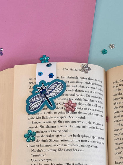Dragonfly Magnetic Bookmark | Handmade Book Lover Gift