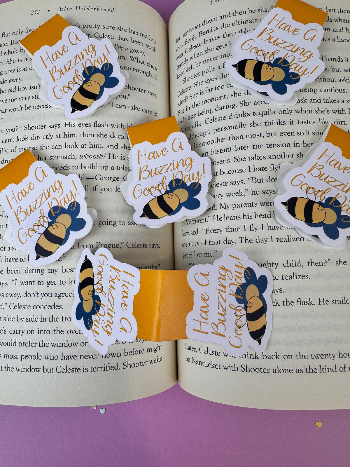 Have a Buzzing Good Day Bumblebee Magnetic Bookmark