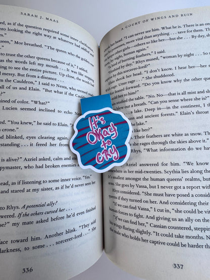 It’s Okay to Cry Magnetic Bookmark