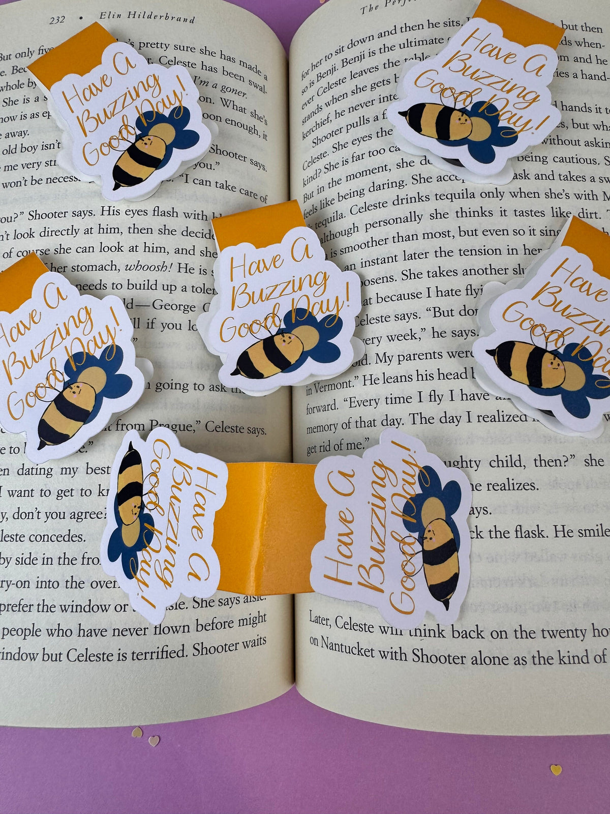 Have a Buzzing Good Day Bumblebee Magnetic Bookmark