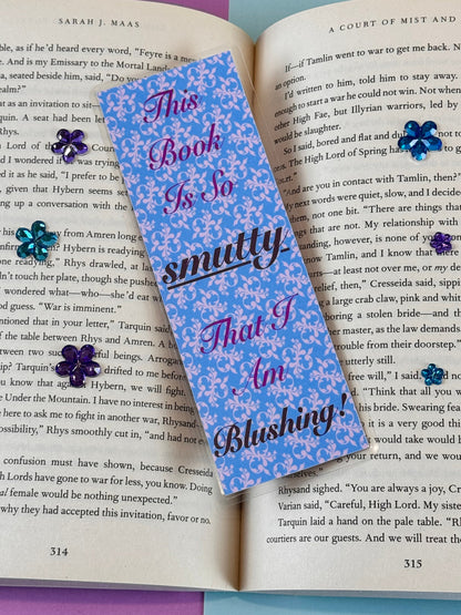 This Book is So SmTy That I am Blushing! Laminated Bookmark