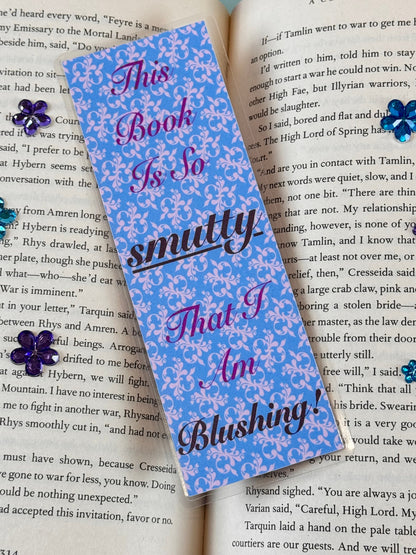 This Book is So SmTy That I am Blushing! Laminated Bookmark