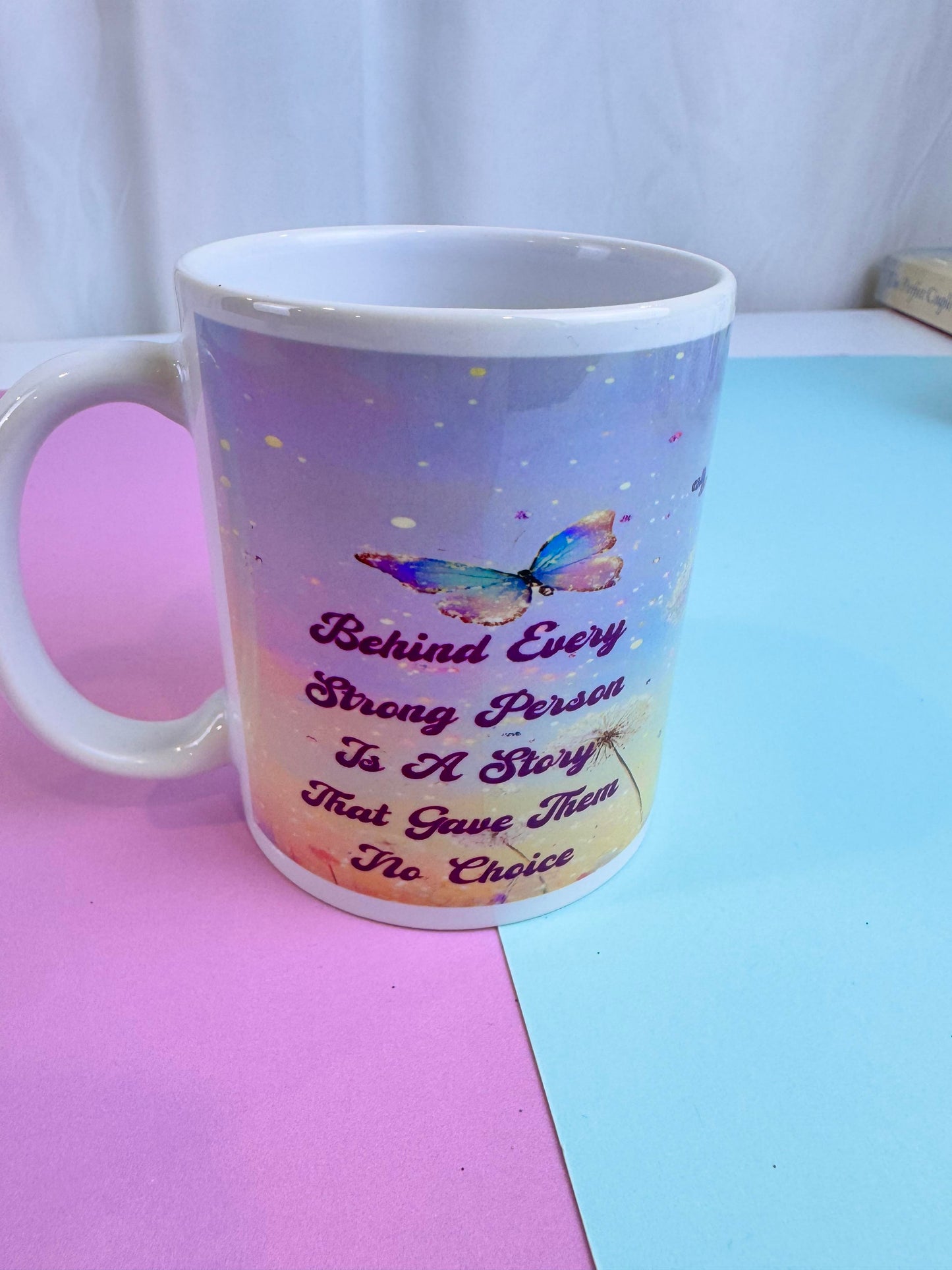 Coffee Mugs With Inspirational Quotes - Gift For Her or Him - Strong Person
