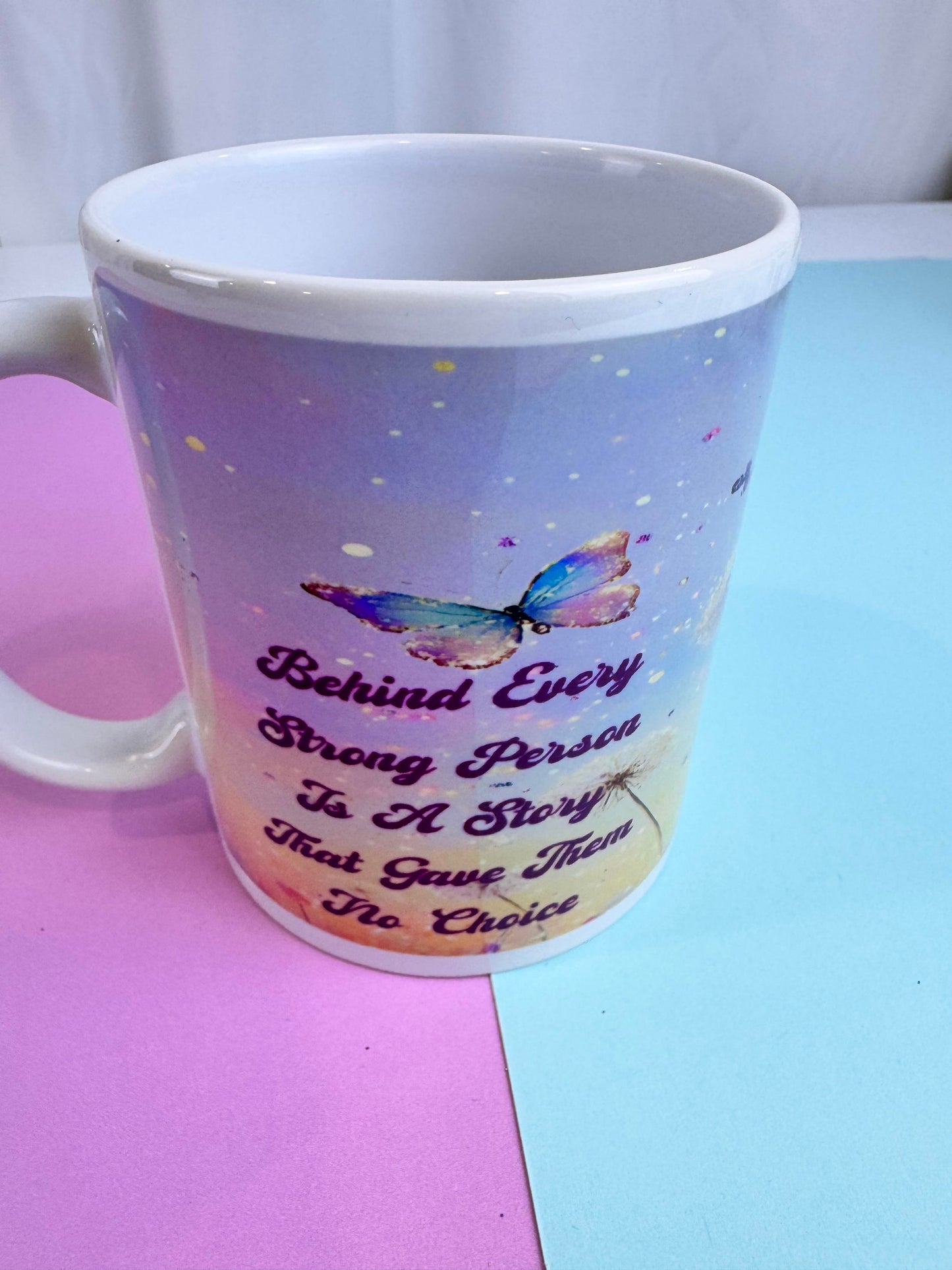 Coffee Mugs With Inspirational Quotes - Gift For Her or Him - Strong Person