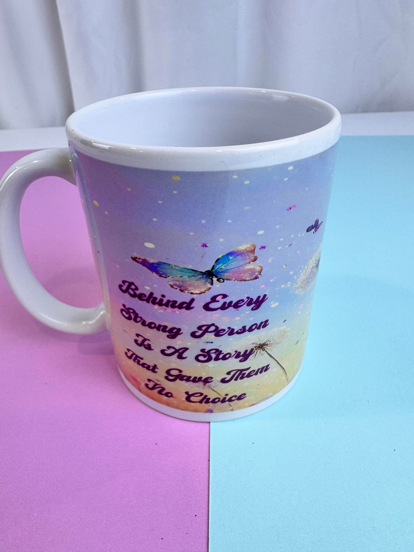 Coffee Mugs With Inspirational Quotes - Gift For Her or Him - Strong Person